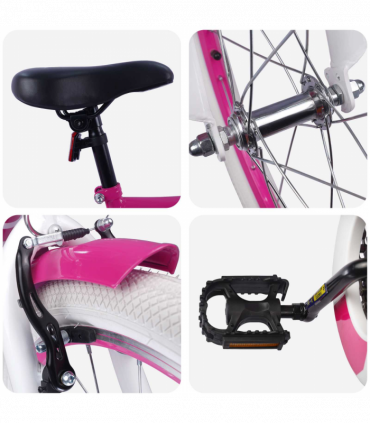 vidaXL Kids Bike 20'' for 6-11 Years Old Pink