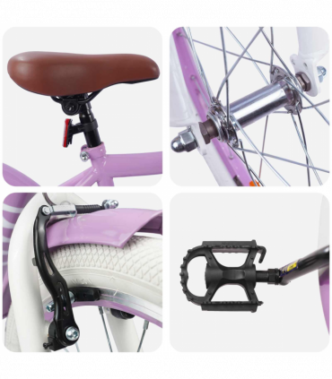 vidaXL Kids Bike 20'' for 6-11 Years Old Purple