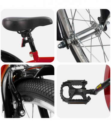 vidaXL Kids Bike 20'' for 6-11 Years Old Red