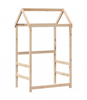 vidaXL Kids' Bed Roof 98x70x176.5 cm Solid Wood Pine