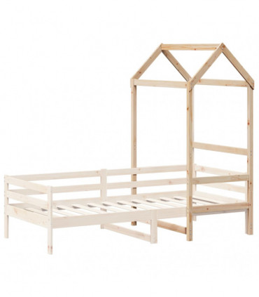 vidaXL Kids' Bed Roof 98x70x176.5 cm Solid Wood Pine