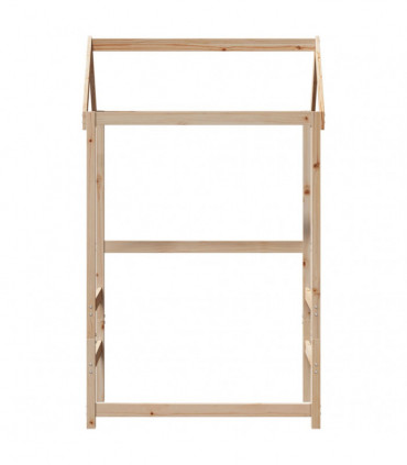 vidaXL Kids' Bed Roof 98x70x176.5 cm Solid Wood Pine