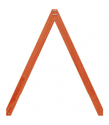 vidaXL Kids' Bed Roof Wax Brown 199x80.5x88 cm Solid Wood Pine