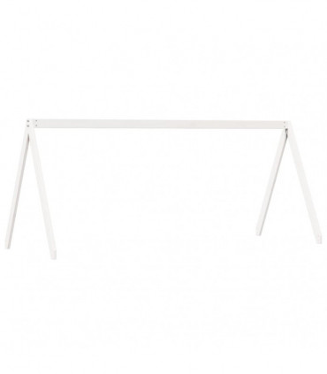 vidaXL Kids' Bed Roof White 199x95.5x88 cm Solid Wood Pine