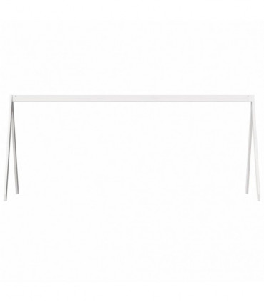 vidaXL Kids' Bed Roof White 199x95.5x88 cm Solid Wood Pine