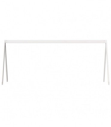 vidaXL Kids' Bed Roof White 209x95.5x88 cm Solid Wood Pine