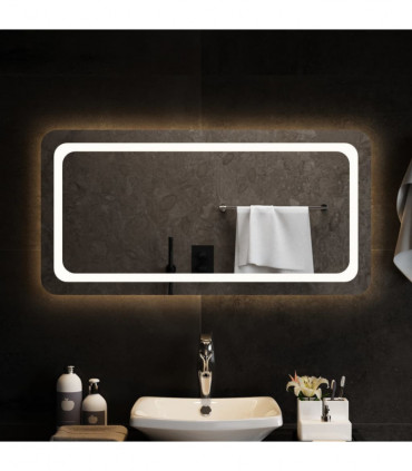 vidaXL LED Bathroom Mirror 100x50 cm