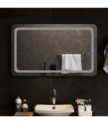 vidaXL LED Bathroom Mirror 100x60 cm