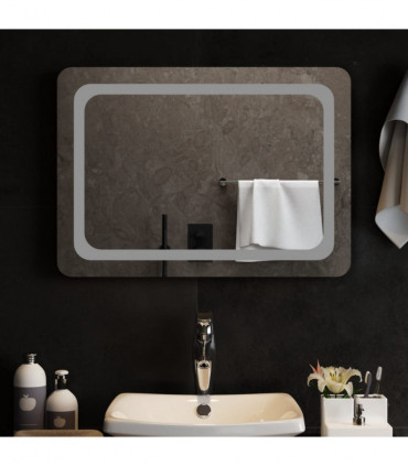 vidaXL LED Bathroom Mirror 70x50 cm