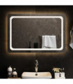 vidaXL LED Bathroom Mirror 90x60 cm