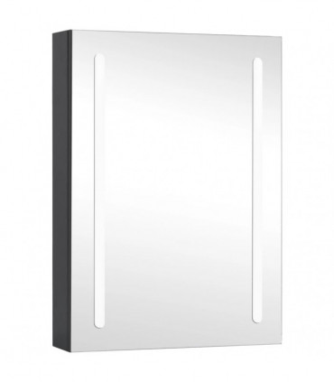 vidaXL LED Bathroom Mirror Cabinet 50x13x70 cm
