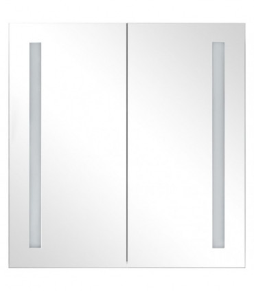 vidaXL LED Bathroom Mirror Cabinet 62x14x60 cm