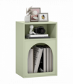 HOMCOM Bedside Table, Modern Bedside Cabinet for Bedroom, Light Green