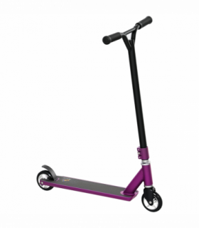 HOMCOM Stunt Scooter Entry Level Tricks Scooter for 14+ Beginners, Purple