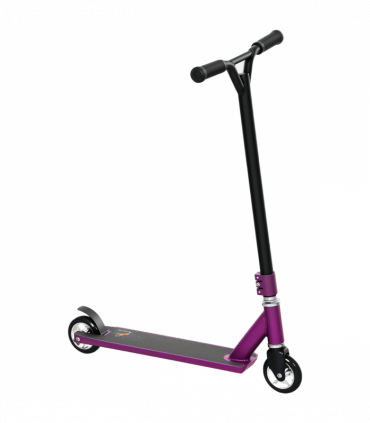 HOMCOM Stunt Scooter Entry Level Tricks Scooter for 14+ Beginners, Purple