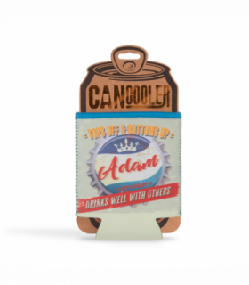 Pre-personalised Can Cooler Gift - Adam