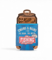 Pre-personalised Can Cooler Gift - Fishing