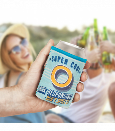 Pre-personalised Can Cooler Gift - Fishing