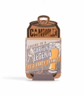 Pre-personalised Can Cooler Gift - Gardening