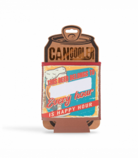 Pre-personalised Can Cooler Gift - This Bear belongs to