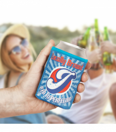 Pre-personalised Can Cooler Gift - This Bear belongs to