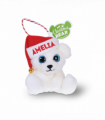 Pre-personalised My Christmas Bear Tree Decoration - Amelia