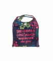 Pre-personalised Pack-Away Shopper Bag - She leaves a little Sparkle