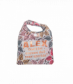 Pre-personalised Pack-Away Sparkle Shopper Bag - Alex