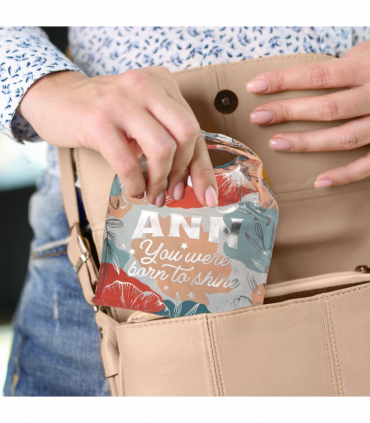 Pre-personalised Pack-Away Sparkle Shopper Bag - Ann
