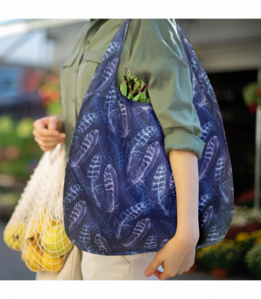 Pre-personalised Pack-Away Sparkle Shopper Bag - Carol