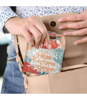 Pre-personalised Pack-Away Sparkle Shopper Bag - Charlotte