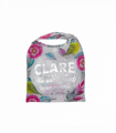 Pre-personalised Pack-Away Sparkle Shopper Bag - Clare