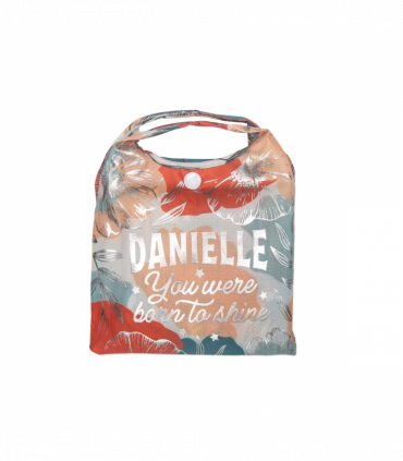 Pre-personalised Pack-Away Sparkle Shopper Bag - Danielle