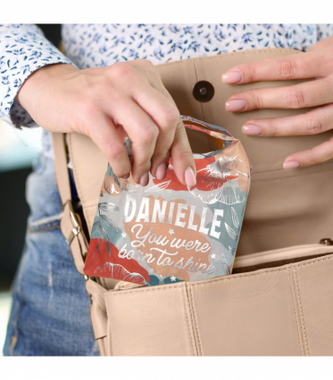 Pre-personalised Pack-Away Sparkle Shopper Bag - Danielle