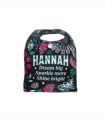 Pre-personalised Pack-Away Sparkle Shopper Bag - Hannah