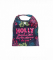 Pre-personalised Pack-Away Sparkle Shopper Bag - Holly