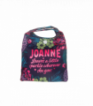 Pre-personalised Pack-Away Sparkle Shopper Bag - Joanne