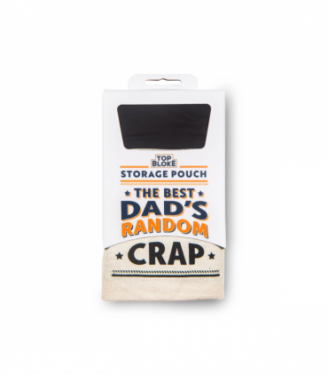 Pre-personalised Top Bloke Storage Pouch Gift For Him - Best Dad