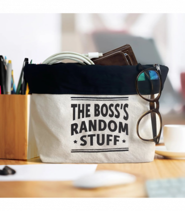 Pre-personalised Top Bloke Storage Pouch Gift For Him - Boss