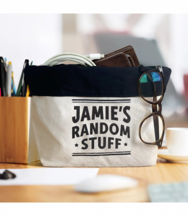 Pre-personalised Top Bloke Storage Pouch Gift For Him - Jamie