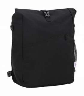 vidaXL Bicycle Bag Black 33 x 16 x 48 cm Polyester