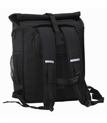 vidaXL Bicycle Bag Black 33 x 16 x 48 cm Polyester