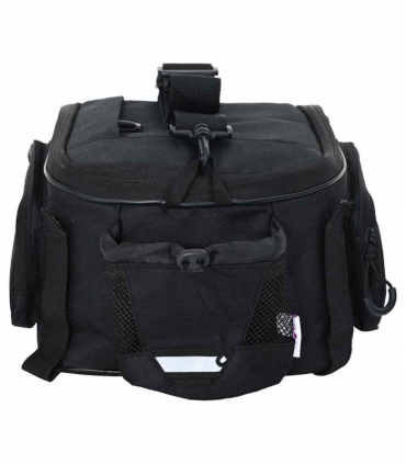 vidaXL Bicycle Bag Black 38 x 21 x 16 cm Polyester