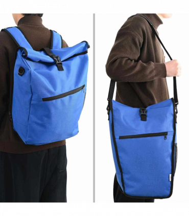 vidaXL Bicycle Bag Blue 33 x 16 x 48 cm Polyester