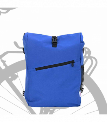 vidaXL Bicycle Bag Blue 33 x 16 x 48 cm Polyester