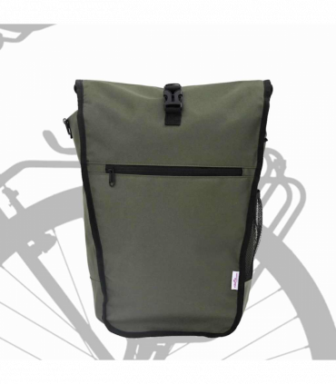 vidaXL Bicycle Bag Olive green 34 x 16 x 59 cm Polyester