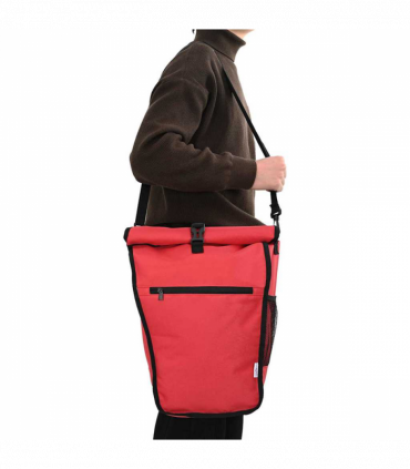 vidaXL Bicycle Bag Red 34 x 16 x 59 cm Polyester