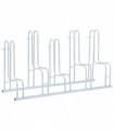 vidaXL Bicycle Stand for 5 Bikes Floor Freestanding Galvanised Steel