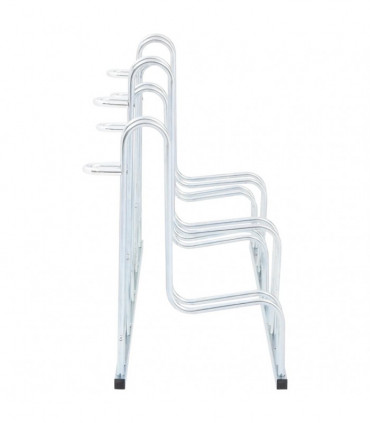 vidaXL Bicycle Stand for 5 Bikes Floor Freestanding Galvanised Steel