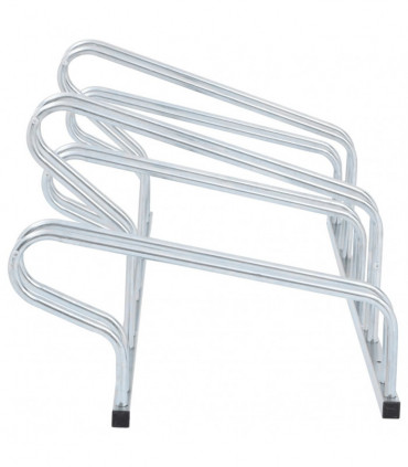 vidaXL Bicycle Stand for 5 Bikes Floor Freestanding Galvanised Steel